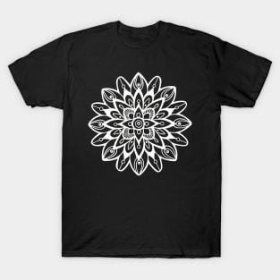 Mandala in White T-Shirt